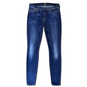 7 For All Mankind The Skinny Low-Rise Stretch Jeans Women's 28X31